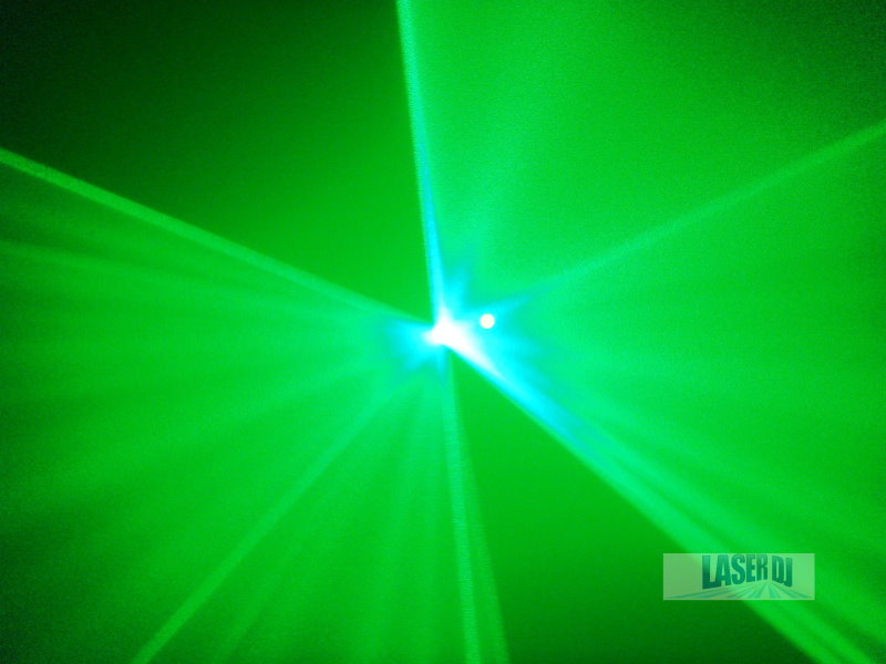 Laser Show 1W Verde Modo Som