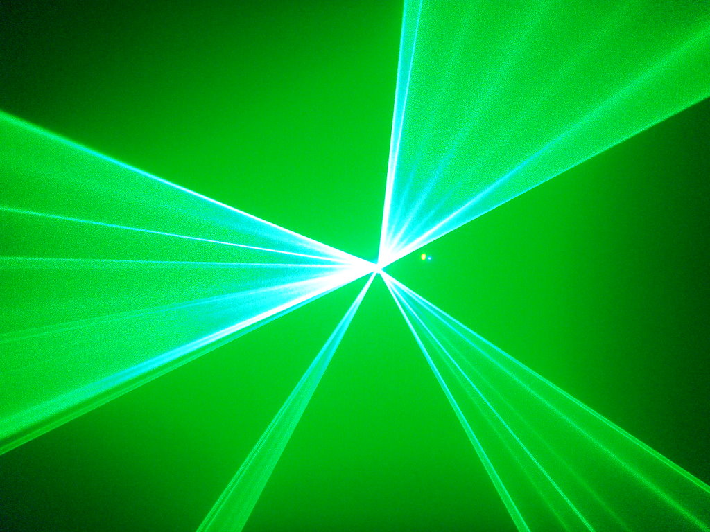 Laser Show 300mw Verde DMX