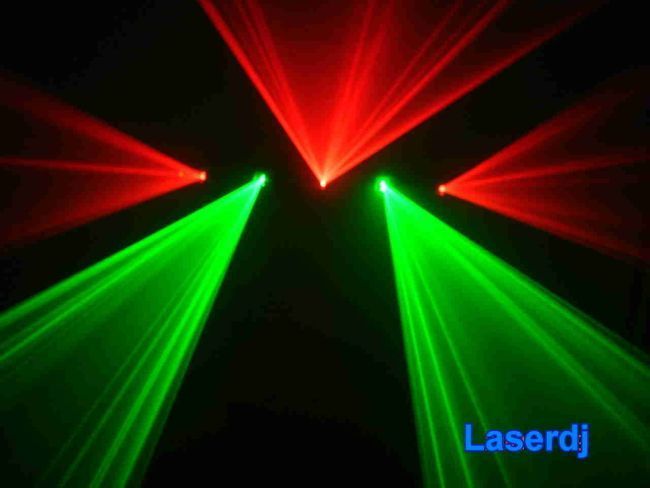 Laser Show 5 Saidas Verde-Vermelho