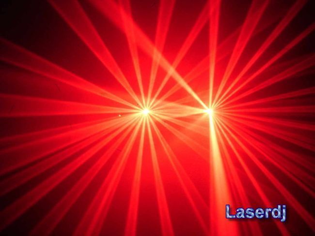 Laser show  2 Saidas 500+500mw Vermelho